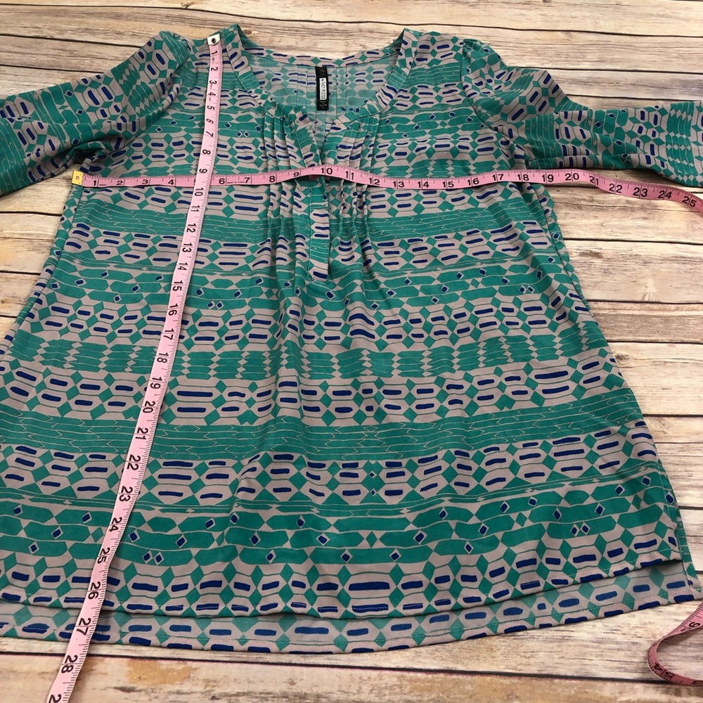 Plenty by Tracy Reese geometric blouse - Picture 5 of 6